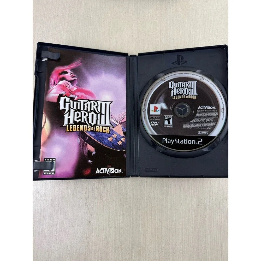 Guitar Hero Encore Rocks The 80s, 2, 3 Legends, Rock Band Game Lot PlayStation 2